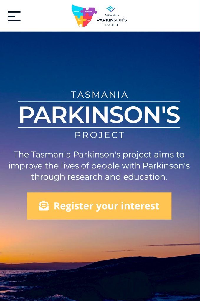 ✨Don’t forget to sign up for the new #Parkinsons #Project if you live in 🇦🇺 ✨Just 2 mins to register ✅ parkinsons.utas.edu.au. 🎥 Today’s #PD #communication webinar will be on the website shortly and will be accessible to everyone 🌎🌍🌏 @MicheleCallisa1 @JadeCartwright