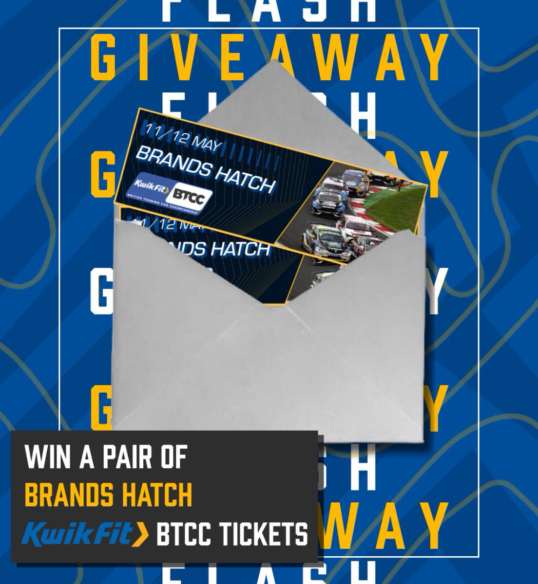 ⭐️ 30HR FLASH TICKET COMPETITION ⭐️ Like, comment and tag who you would bring to the second instalment of the BTCC for a chance to win a pair of weekend tickets. Competition closes 5pm on Wednesday 1st May 2024. Winners will be contacted by the official BTCC account only 🚨