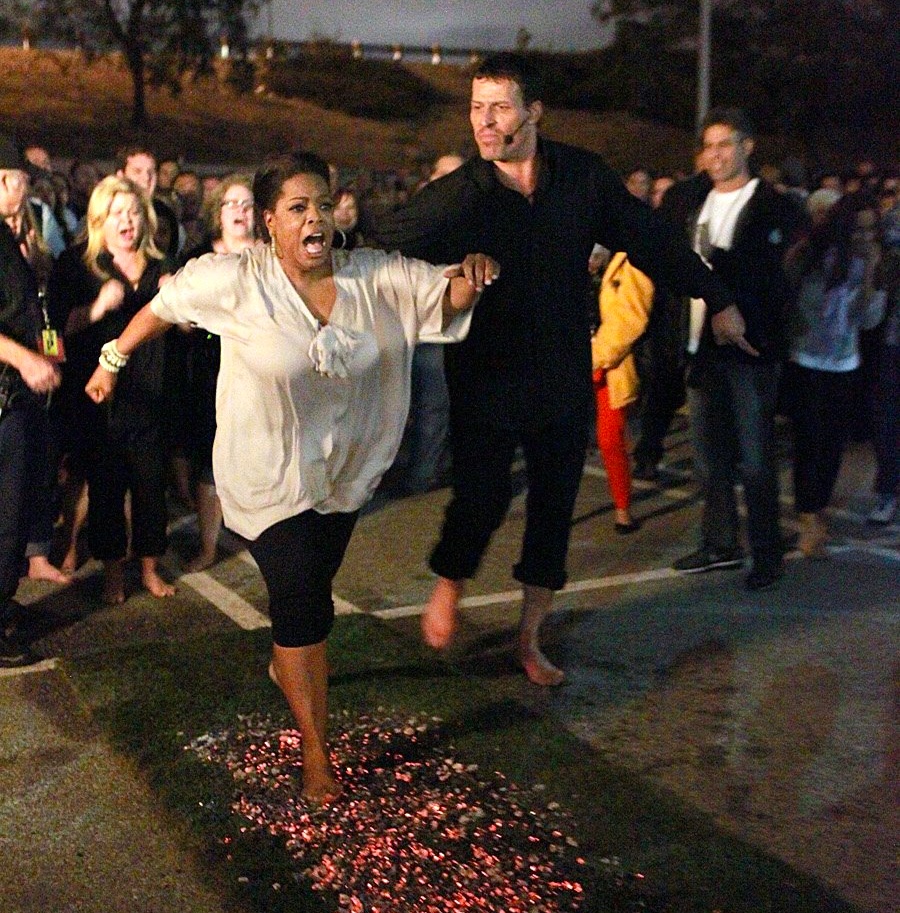 I'm 37. At 28, I spent the last $2000 I had to attend a Tony Robbins seminar. He forced me to walk on fire. 30 days later, my life transformed. Here's the story: