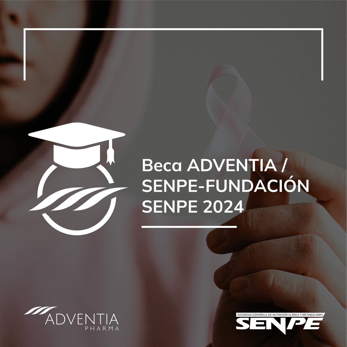 Desde #AdventiaPharma nos alegra informaros que, un año más, continuamos apoyando la investigación a través de la #BecaADVENTIA/SENPE-FUNDACIÓN que ofrece un respaldo para desarrollar un proyecto de investigación en la desnutrición en el cáncer🎗️

#CongresoSENPE <a href="/SENPE_/">SENPE</a>