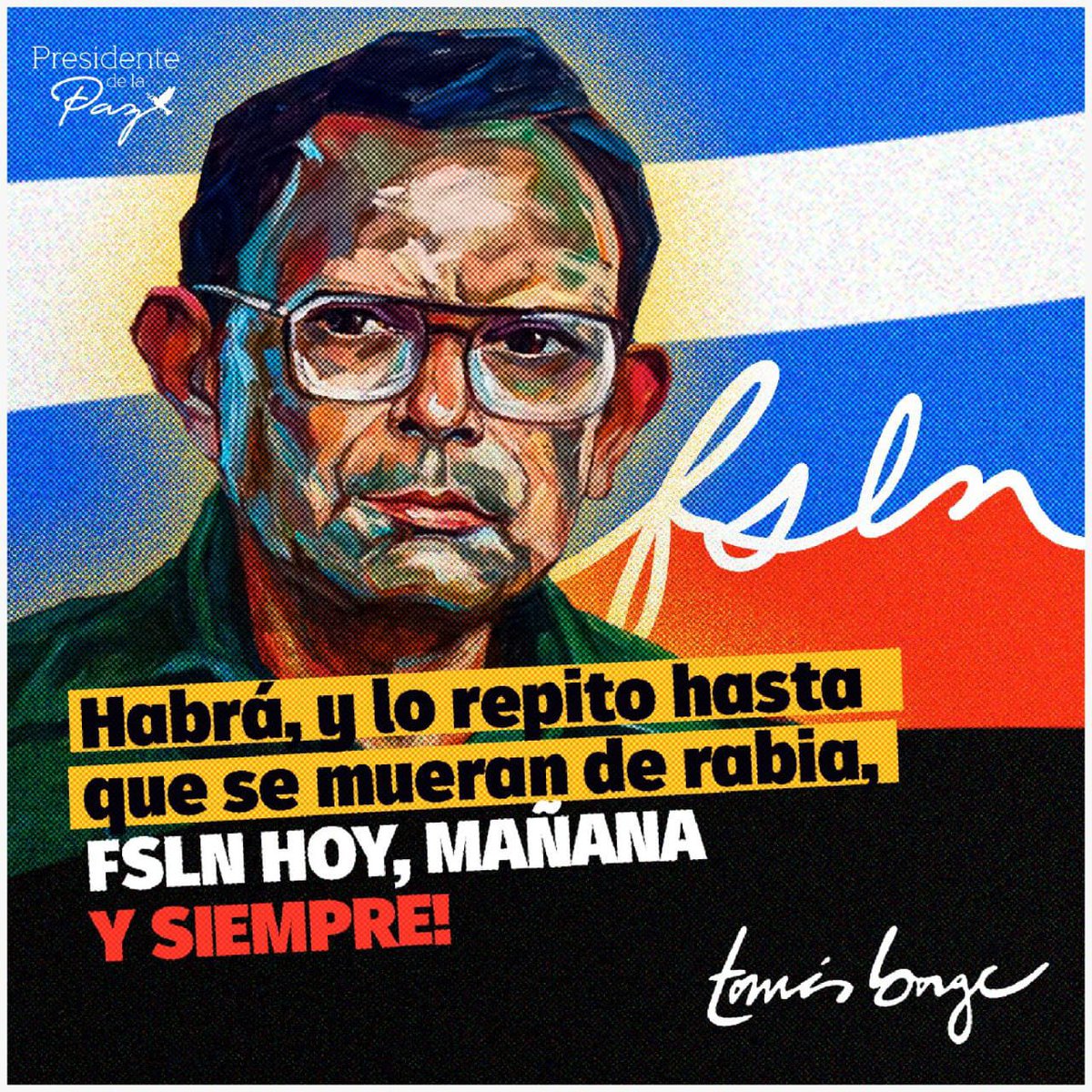 12 años del paso a la inmortalidad de uno de los grandes ejemplos revolucionarios de Nicaragua, escritor, poeta, diplomático y Comandante Tomás Borge Martínez.#Nicaragua entera te dice ¡Presente, Presente, Presente! 🖤❤️
#SomosUNAN 
#SoberaníayDignidadNacional #ManaguaSandinista