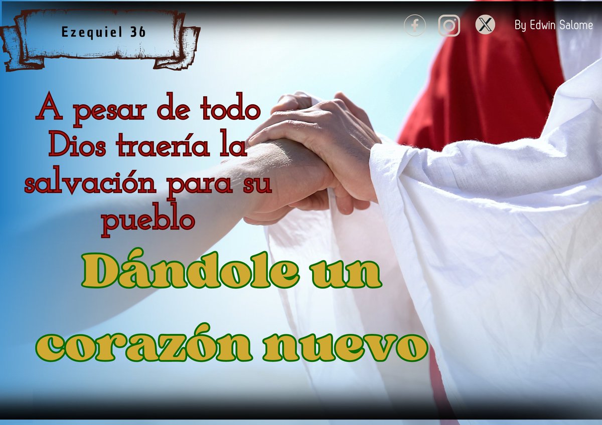 #Ezequiel36 muestra que la salvación es un don Divino, no obra humana. #PrimeroDios; #UPeUCampusJuliaca