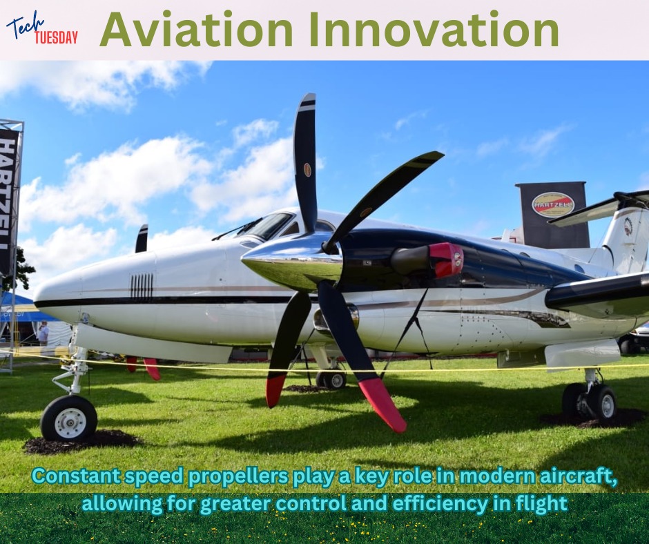 Ever wonder how pilots control the speed of their propellers during flight? Enter the constant speed propeller! 🔄  💨✈️ #AviationTech #ConstantSpeedPropellers #FlightFacts #avelflightschool #chennaiflightschool