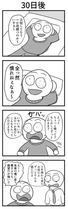 4コマ「30日後」 