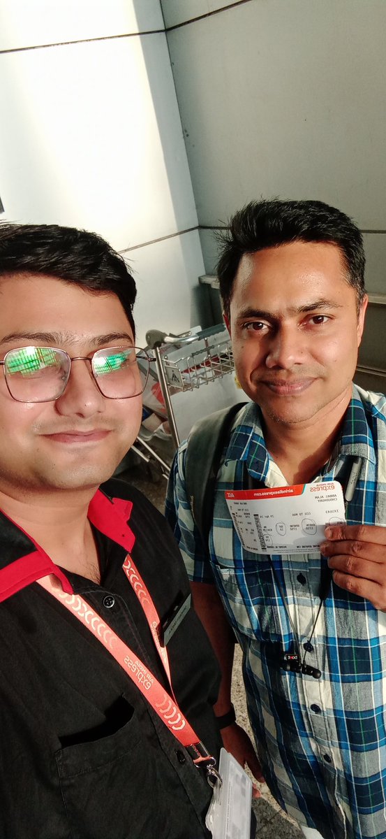 Thanks to @AirIndiaX and Mr. @SangeetDhole for the business class upgrade. Initially, I was disappointed to find out at the check-in counter that despite a confirmed booking from @makemytrip, there were no available seats #PNR N3K1JM? 🤔 Please coordinate better next time!