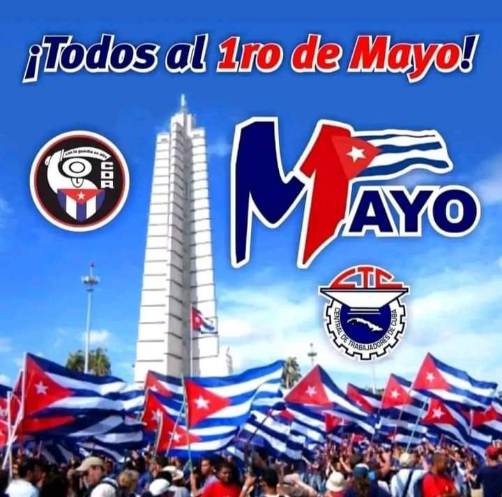 Todos al 1ro. De Mayo
#PorCubaJuntosCreamos 
#MajaguaUnida 
#MajaguaEsRevolución