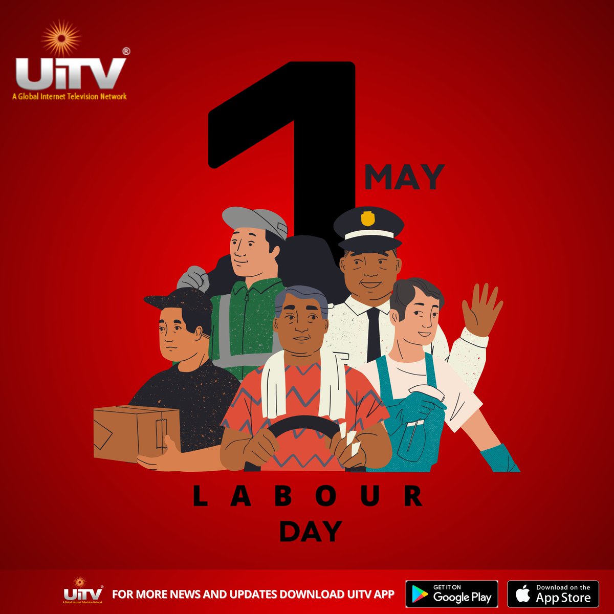 Happy Labour Day, everyone! Today, we celebrate the hard work and dedication of workers around the world. Let's honor their contributions and continue striving for fair wages, safe working conditions. 💪🌍 #LabourDay #May1st #WorkersRights #FairWages #EqualOpportunity