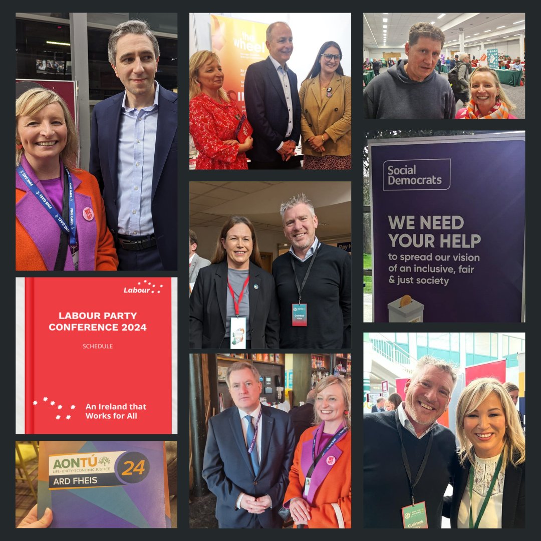 We've been attending all the Árd Feiseanna to raise awareness of the work of the C&V sector and to encourage each party to ensure their manifestos for the next general, local, and Euro elections prioritise the community & voluntary sector and its work. #FutureIsCommunity