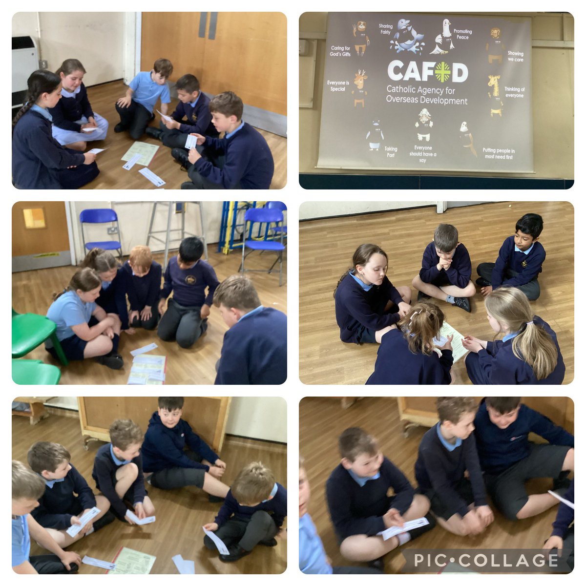4B loved taking part in the CAFOD  workshop today. #LiveSimply