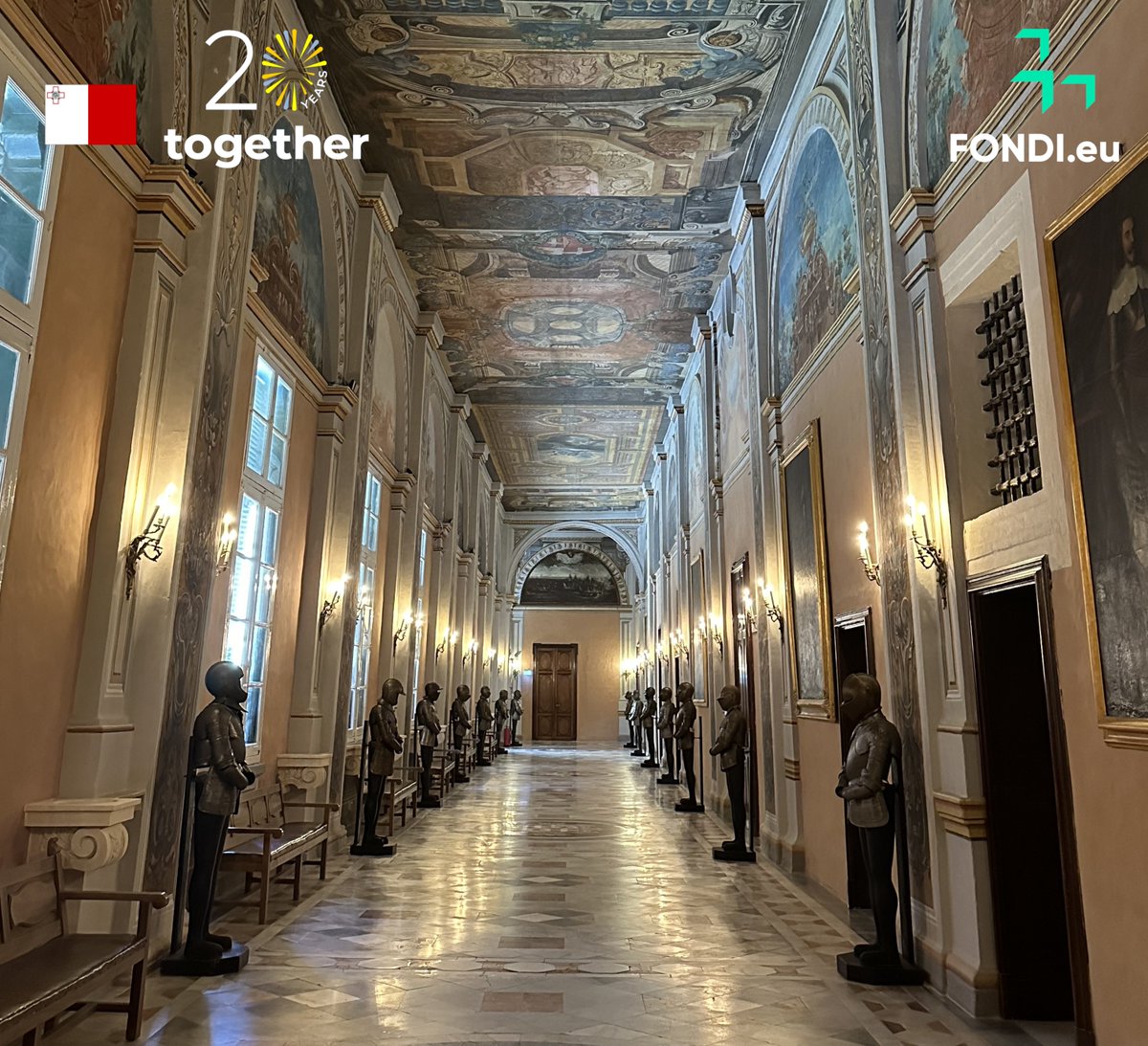 To celebrate Malta’s 20th Anniversary in the EU, experience a journey through time at the Grand Master’s Palace​, Valletta Special Opening and immerse yourself in the history of the Palace’s splendour on 5th May​

#MaltaEU20 #ERDF

@PublicServiceMT | @EUinmyRegion