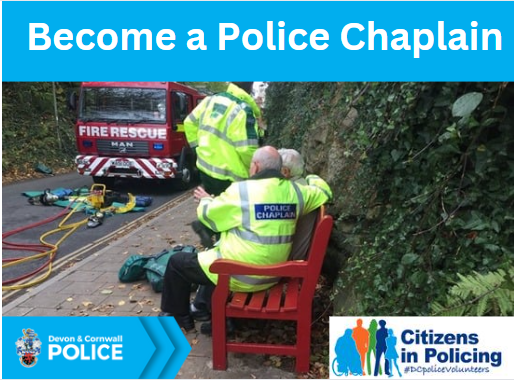 We need #volunteers to join and care for our #policefamily
We welcome those of any Faith or even none at all.
Could you provide Pastoral, Spiritual and Religious Support?
Be a valued member of your #community, find out more here: bit.ly/489XJcR
@Devon_VA @volcornwall