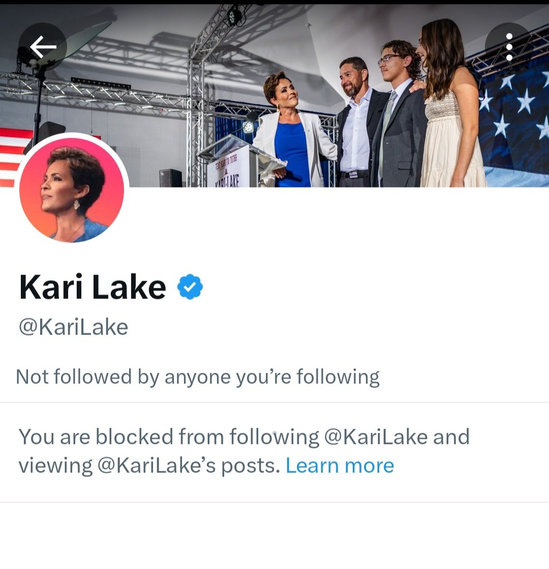 Kari Lake wants the people of Arizona to elect her to debate for them in the Senate, when the butthurt loser can't even handle debating a private citizen.