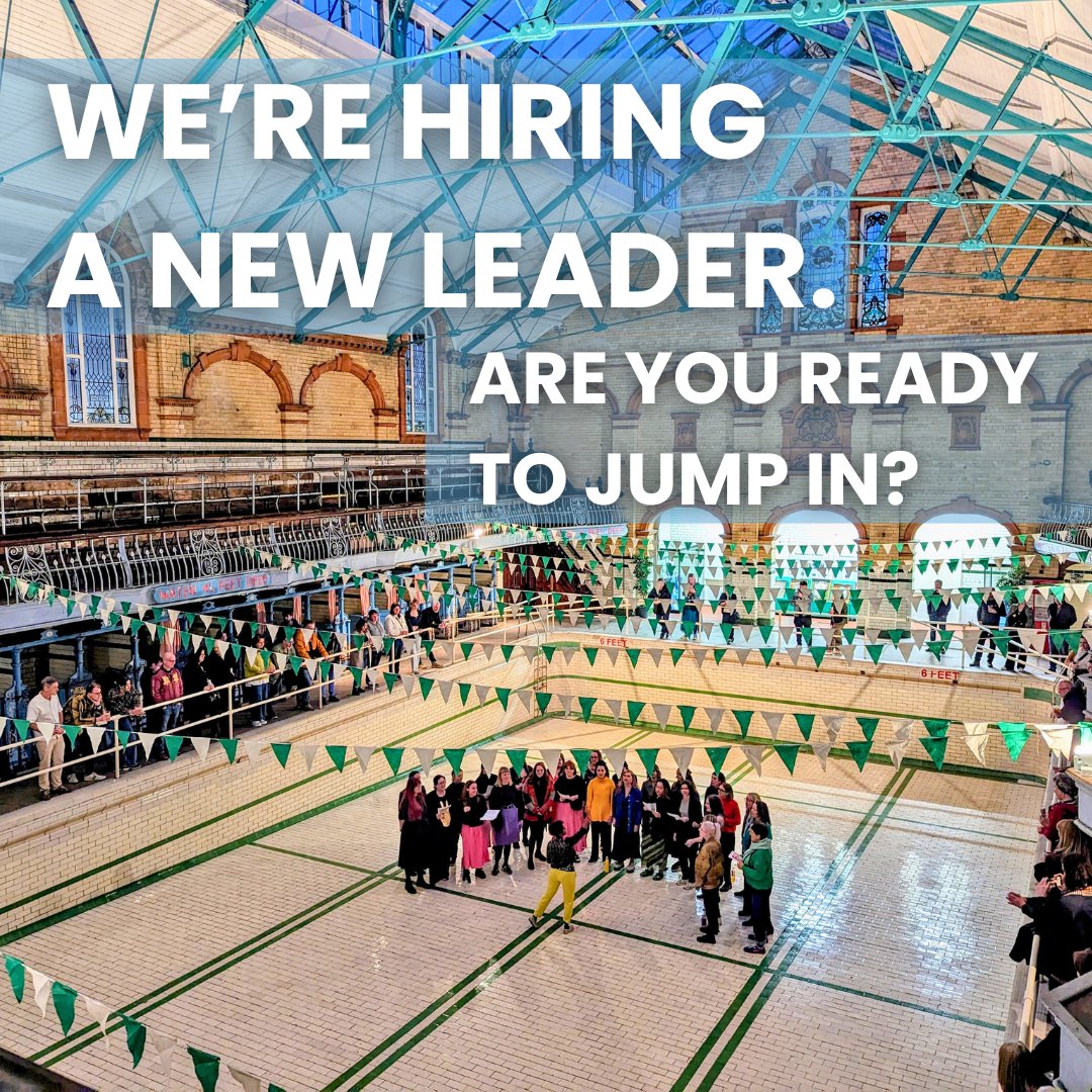 Victoria Baths Trust is seeking a new leader. We're looking for someone with strategic vision grounded in project management to take Victoria Baths forward. Visit our website for details to apply. Deadline 5pm, Weds 15 May 🔗 victoriabaths.org.uk/job-vacancies/ #Jobs #VictoriaBaths