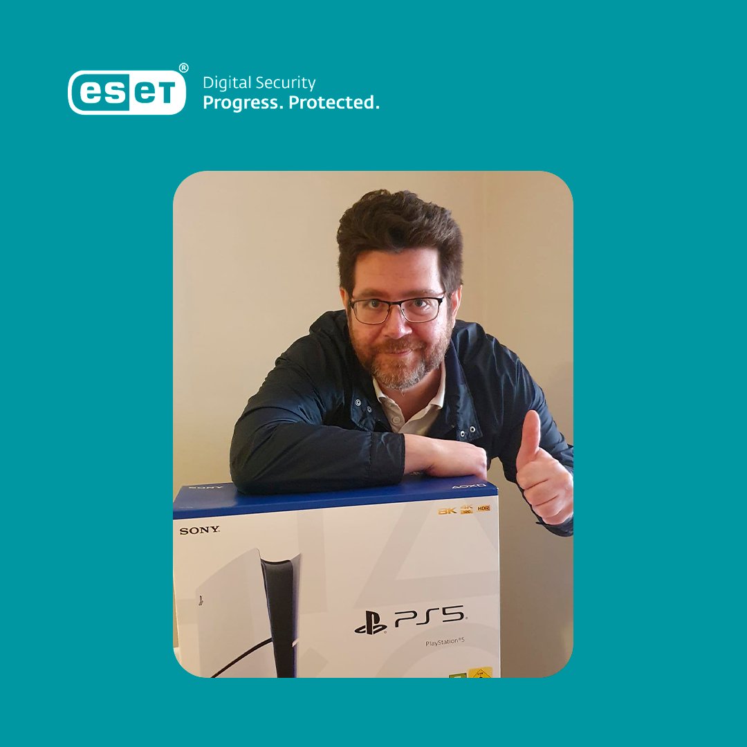 🏅 Desde #ESET España queremos felicitar a los ganadores que participaron en el sorteo de una PlayStation 5 gracias a la promoción de la solución ESET HOME Security Premium. 🎮 ¡Enhorabuena, esperamos que disfrutéis mucho del premio!