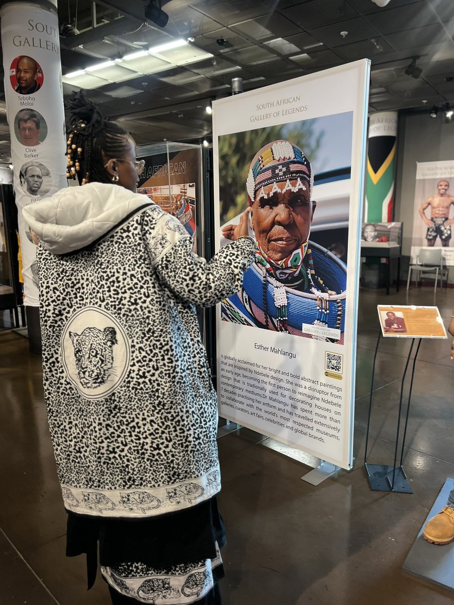 One day she shall join the South African Gallery of Legends, hopefully next to these two sources of inspiration for her. Her gift will make a way for her. Her ancestors are telling their stories through her hands. Her name will be known and remembered.