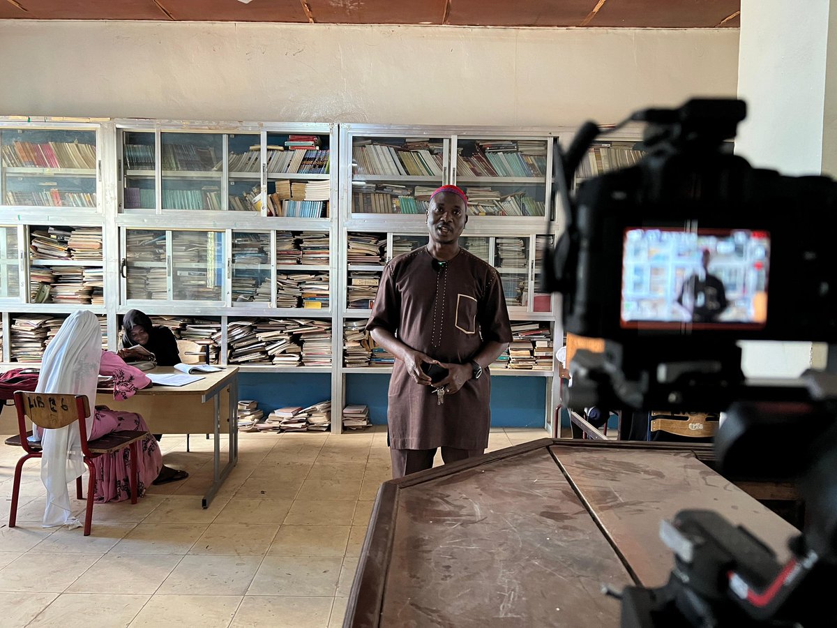 The Lord Avebury #Library at our Masroor Secondary #School in #Gambia provides an excellent learning facility for our students