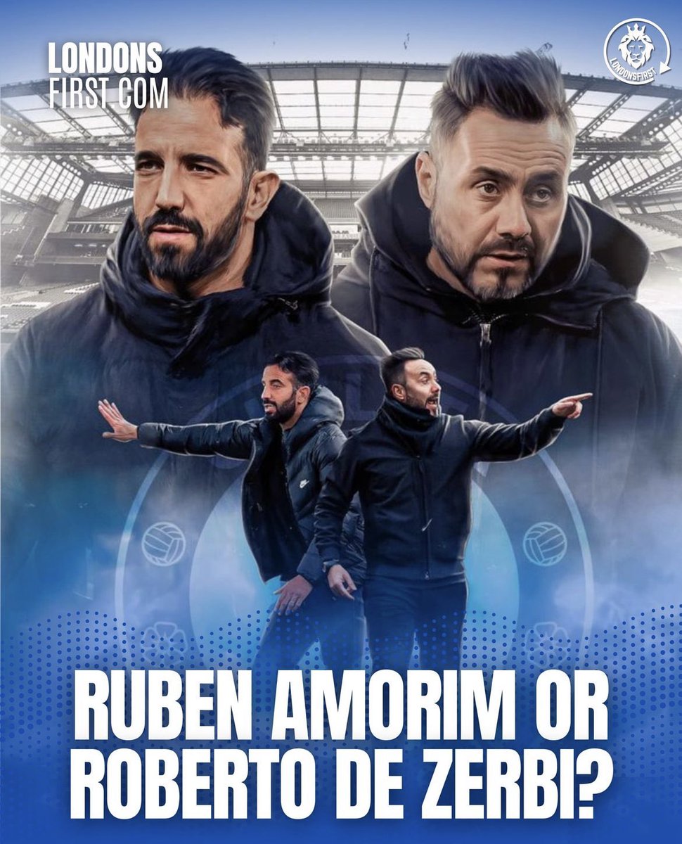 Who would you rather have next season: Ruben Amorim or De Zerbi? 🔵