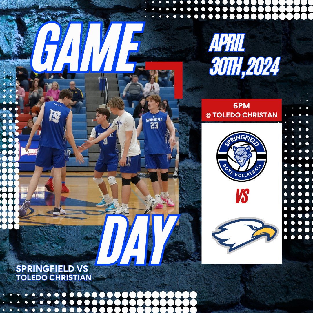 ‼️🚨 Game D A Y Alert! ‼️

🏐🔥😈

🆚️  Toledo Christian  

📍Toledo Christian   

⌚️- 6:00 PM

🎟️- cash at door 

GO DEVILS! 😈

#ohsaaboysvolleyball #boysvolleyballisback #springfieldboysvolleyball #springfieldstrong #brickbybrick #growthesport