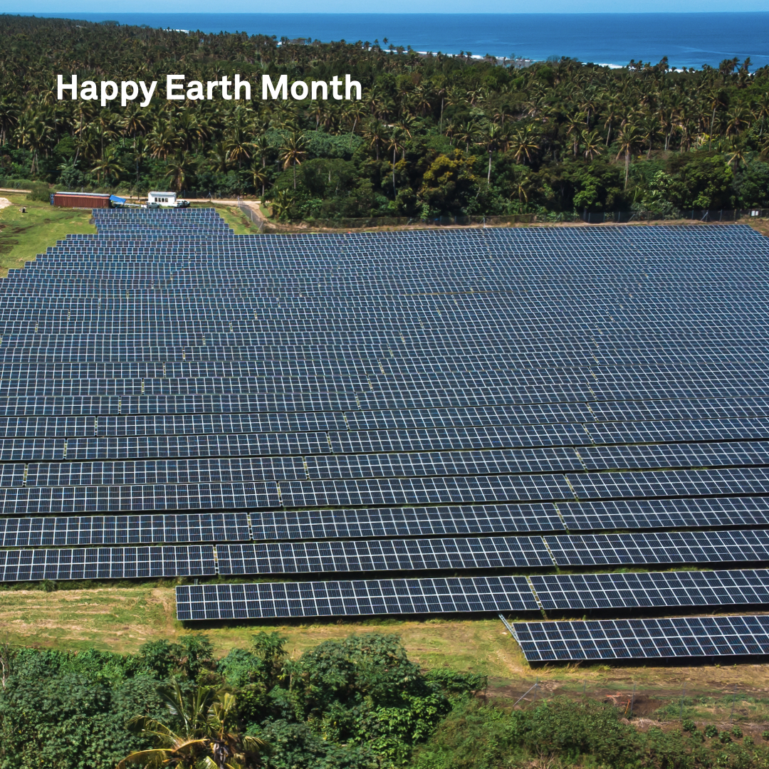 Wrapping up #EarthMonth and shining a light on the Sunergise Tongatapu Solar Farm. With a capacity of 6.9MWp over 3 sites, the #solarfarm is the largest in the region, providing clean, affordable energy to the people of #Tonga. 
#Sunergise #solarenergy