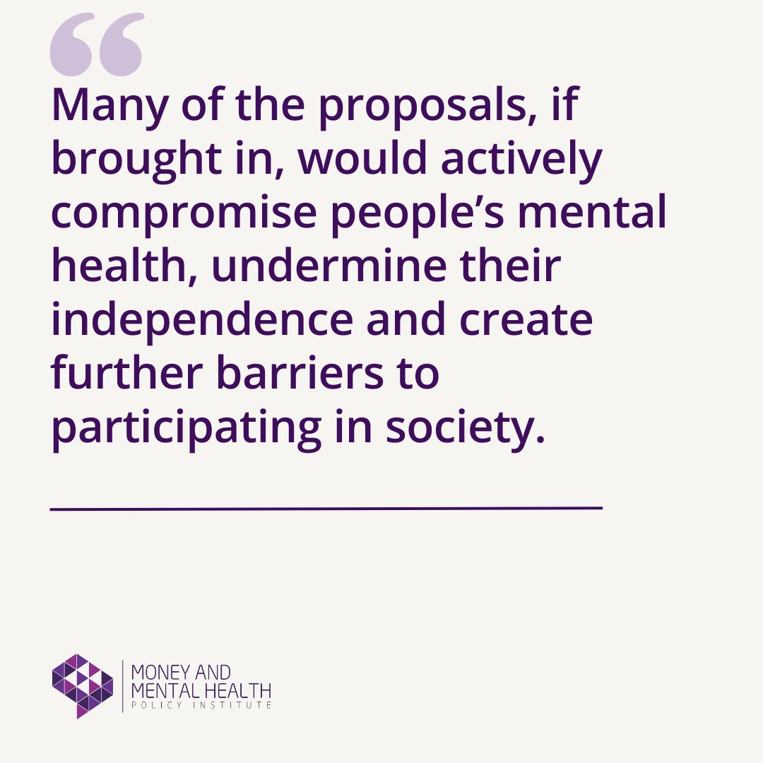 The new @DWPgovuk consultation on Personal Independence Payment (PIP) - published yesterday - undermines the everyday reality of many people with mental health problems. Please read our full statement: 1/3