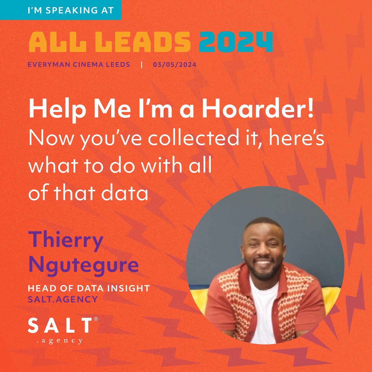 SALT.agency | Tech SEO (@salt_agency) on Twitter photo We're at All Leads this Friday, 3rd May! π
Catch SALT's <a href="/ThierryAlain/">π Thierry</a> share his tips on what to do with all the data your business has collected.
Everyman Cinema Leeds, 1:30pm π landing.force24.co.uk/All-Leads-may-β¦ We're at All Leads this Friday, 3rd May! π
Catch SALT's <a href="/ThierryAlain/">π Thierry</a> share his tips on what to do with all the data your business has collected.
Everyman Cinema Leeds, 1:30pm π landing.force24.co.uk/All-Leads-may-β¦