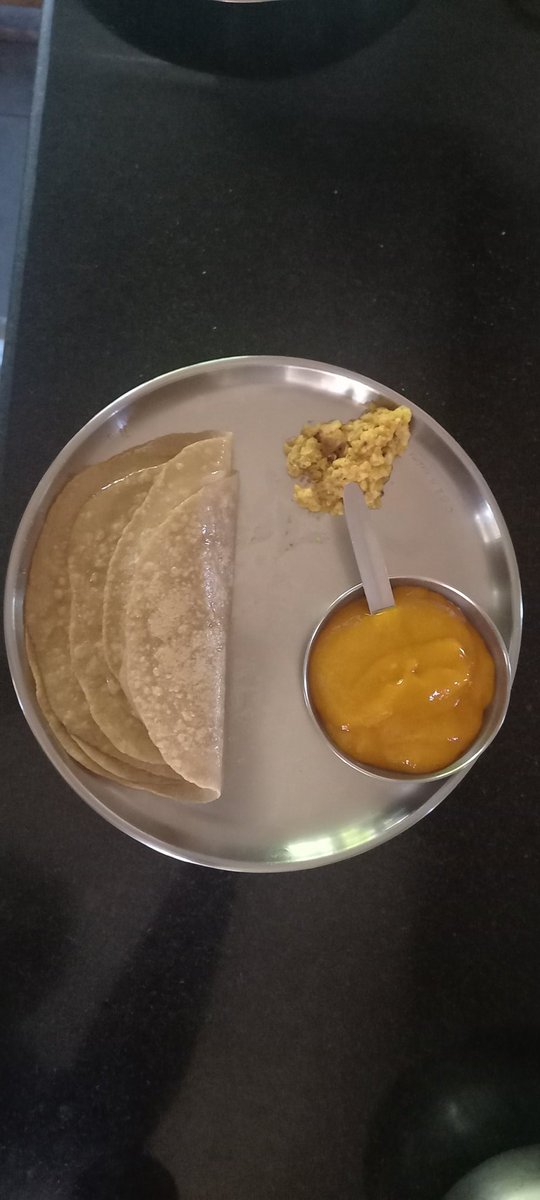 AAM RAS. Bepadi roti. DRY DAAL. Summer special. The Aam is Kesar from Gujarat