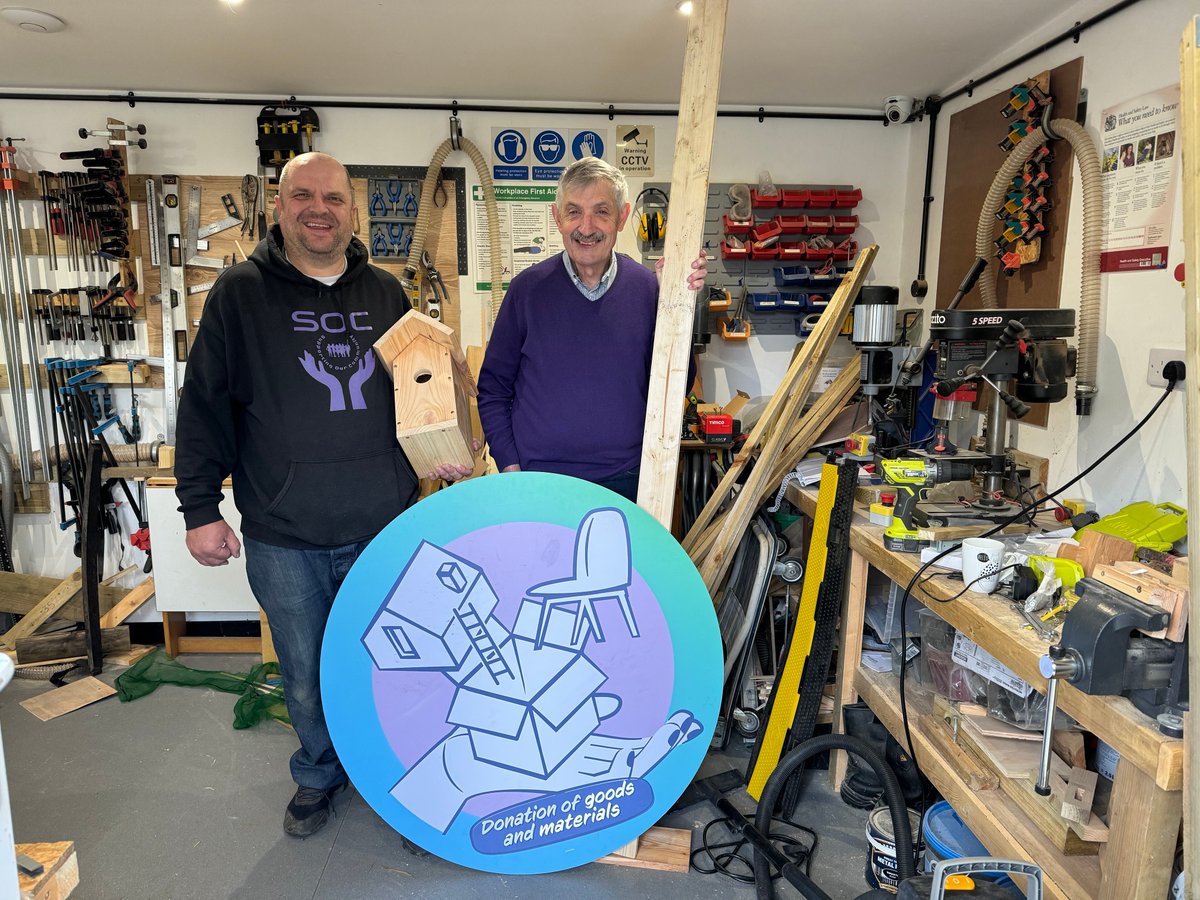 It was ‘plane’ sailing when a community-based group 'saw' an opportunity through the Community Wish List… and 'nailed' it. Supporting Our Community in Hillhouse needed wood and paint for their workshop and Jewson stepped in to help. orlo.uk/I9s0F