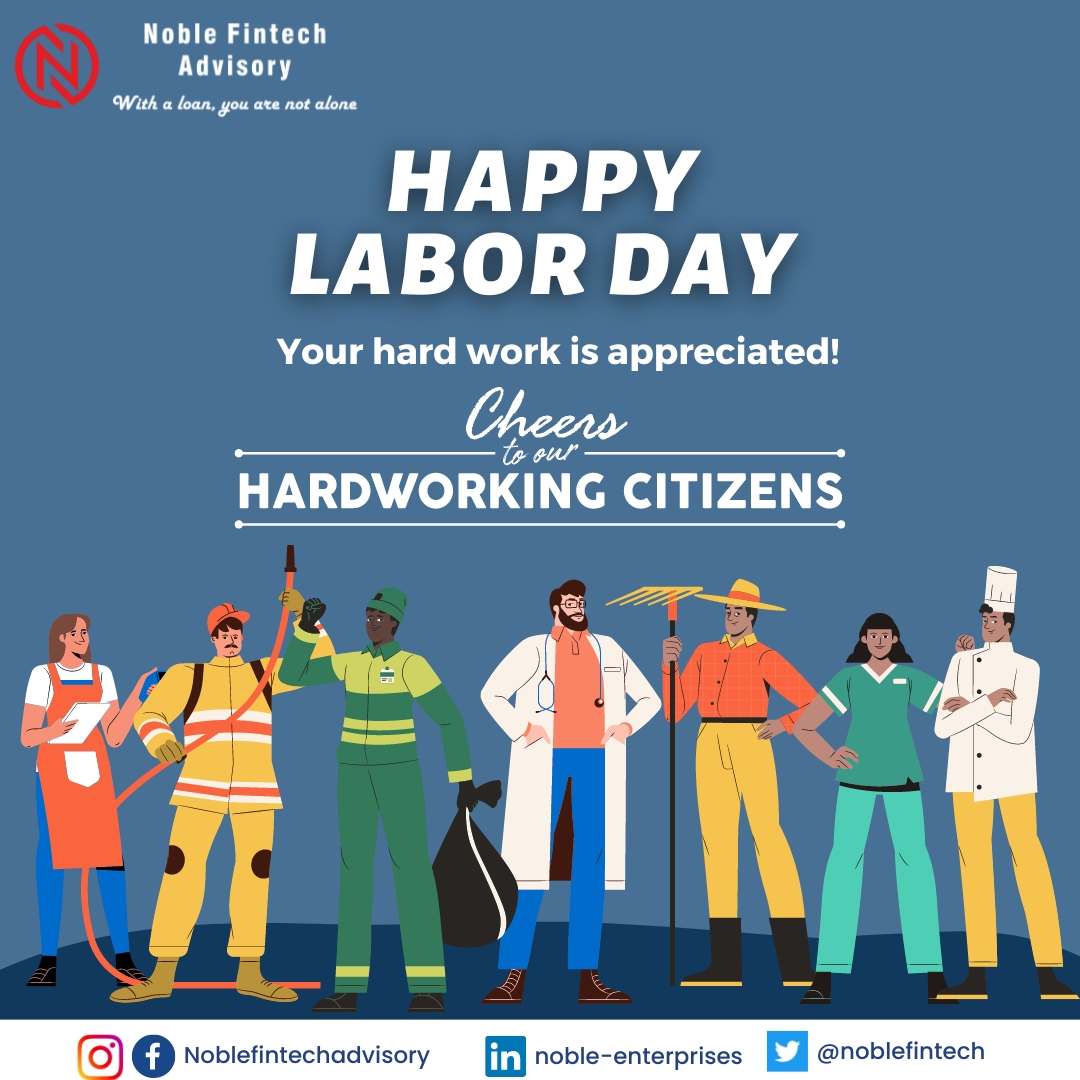 'Cheers to the hardworking souls who make every day count! Happy Labor Day 🔧 #WorkHardPlayHard #LaborDay' #loanagainstproperty #loan #loanservices #homeloans #educationloan #personalloans #personalloan #businessloan #businessloans #loanapproved #govermentloan #loanadvisor #Pune