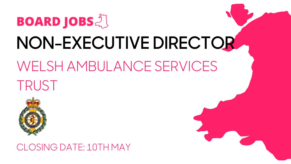 📢 Calling all healthcare leaders! @welshambulance (WAST) is on a mission to revolutionize healthcare in Wales. They're hiring a Non-Executive Director to chair their Finance and Performance Committee. If you're ready to drive change and shape the future of healthcare deliver ...