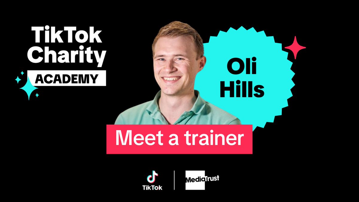 Meet one of our trainers for #TikTokCharityAcademy - TikTok whizz, Oli Hills (@OliSHills)✨ Oli will be guiding charities to use the platform to reach new audiences and build an engaged community. Want to learn from him? Apply by Tuesday 21 May: t.ly/Aqude