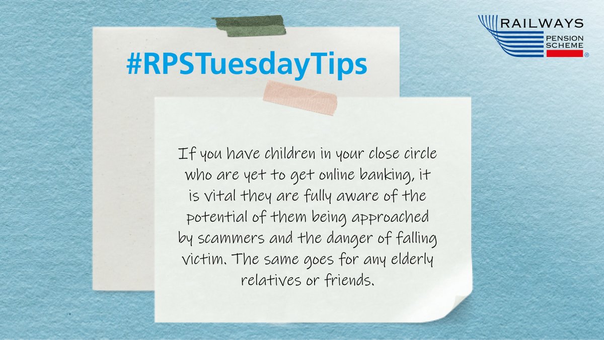 RPSPensions's tweet image. Talk money with your network and seek to protect loved ones from being tricked #RPSTuesdayTips #StayScamSafe