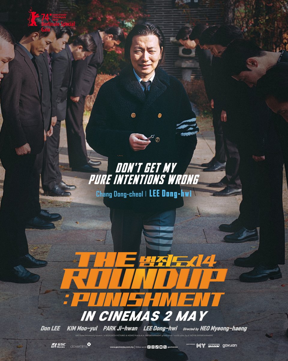 The knife-murder of a young Korean national puts Detective Ma Seok-Do and his team to uncover an online gambling ring in the Philippines. 🚓

Catch #MaDongSeok, #KimMooYul, #ParkJiHwan, and #LeeDongHwi in #TheRoundUpPunishment in TGV this 2 May!