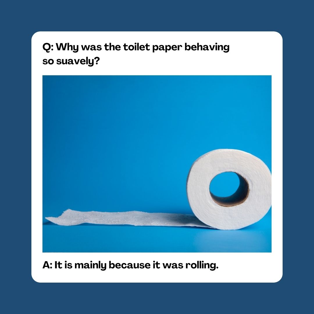 Spreading some 'roll' humor your way! 🚽

Choose Tanki to change the world 🌍
#NoGlueDownYourLoo
tanki.co.uk

#ecofriendly #plasticfree #toiletpaper #sustainable #toilet #toiletroll #looroll #ecohome #Tanki