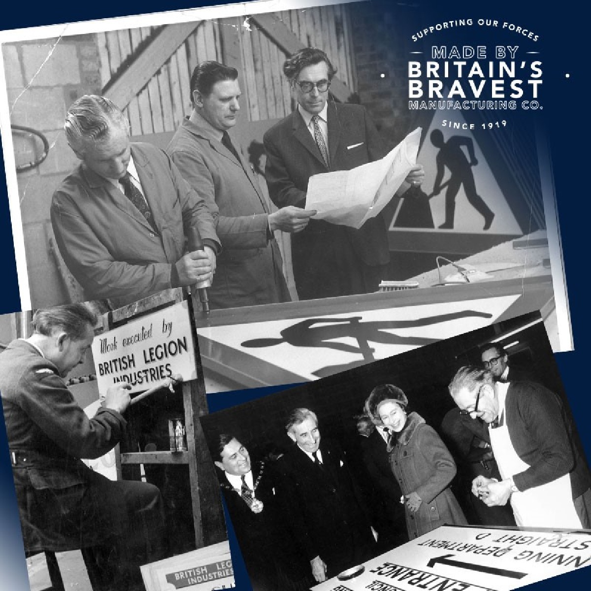 Since 1964, Britain’s Bravest Manufacturing Company - one of our social enterprise factories - has been making signage for road and rail along with many other applications. Learn more about the history of Britain’s Bravest Manufacturing Company here: brnw.ch/21wJjxx