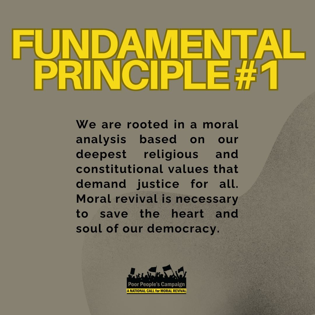 #PoorPeoplesCampaign fundamental principle 1️⃣ 

Learn more: buff.ly/2FWu89X