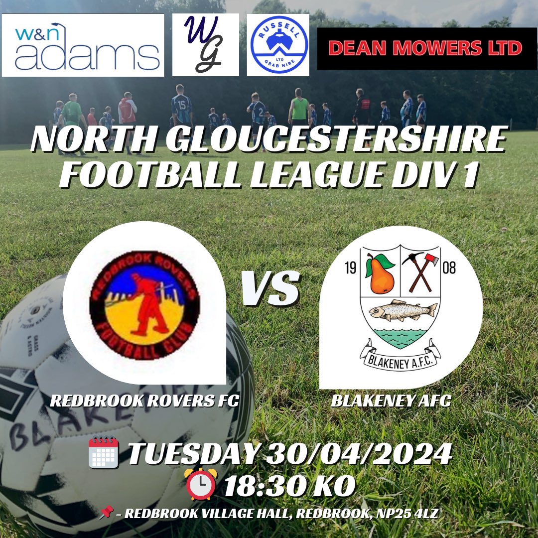 Another big one for the boys tonight 💪🏻

Small steps complete the journey ⚽️

⚫️🔴⚫️🔵

@redbrookrovers 
@NorthGlosLeague 
@GlosFA 
@DeanMowers 
@Wyvern_Garage 
@wyeanddean 
@SevernSport