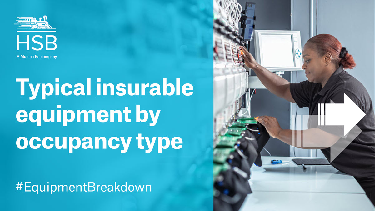 From hotels to warehouses, educational establishments to manufacturers, view example occupancies’ various types of equipment that can be covered by HSB’s equipment breakdown insurance. ow.ly/9Wo150Rqo0K #EquipmentBreakdown #MachineryBreakdown #Insurance #Etrade