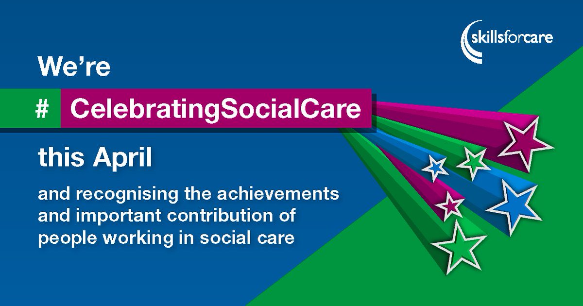 🥳 Join @skillsforcare in #CelebratingSocialCare this month and recognising the important work of everyone working in social care 👏👏👏