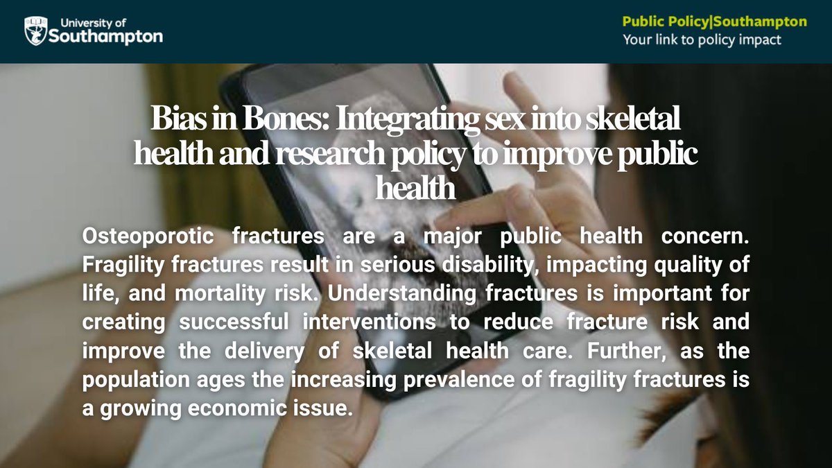 Read about the new NTF project: 'Bias in Bones'. 🦴 This aims to improve the understanding, prioritise and influence sex differences which underlie bone health and treatment in research. Read here👉 buff.ly/44jsWIZ NTF page👉 buff.ly/44n2oH6