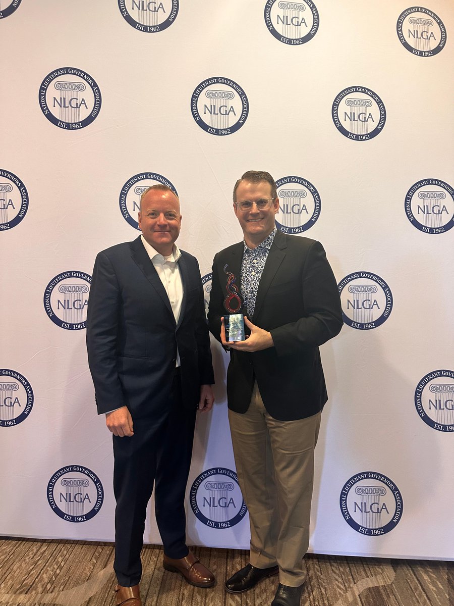 ICYMI: Iowa Lt. Governor Adam Gregg received the 2024 'Government Innovators Award' from the National Lieutenant Governors Association (NLGA) for work as co-chair of the Empower Rural Iowa Initiative. ... ow.ly/gMnx50Rrb1J @IALtGov