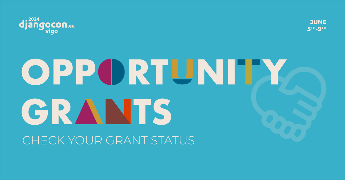 You can now check the status of your grant application directly on our website! 📝 Simply visit 2024.djangocon.eu/information/gr… to stay updated on your grant status. Thank you for your patience and support! 🙏 #djangoconeurope24 #grant
