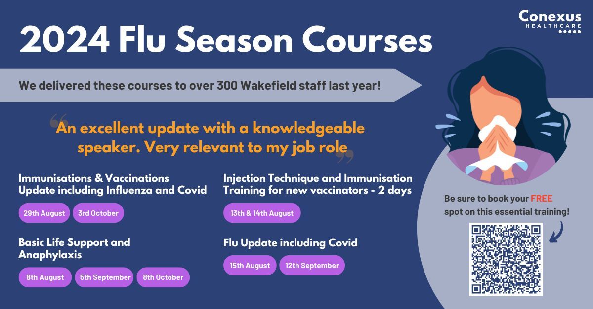 "Thank you very much - one of the best vaccine updates I have attended."....Just one of the many positive feedback comments from last year's attendees.
 
All our 2024 Flu Season Courses are out now!
 
Be sure to book your FREE spot before they fill up buff.ly/3JClvTE