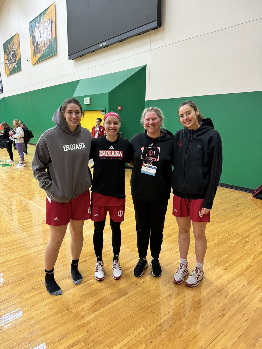 As graduation week is upon us, thank you to these 3 for letting me be a very teenie part of your story. I couldn’t be prouder and enjoyed watching all you accomplished on and off the court. Congrats. You will be missed! #iuwbb @kenzieholmes_ @arielle_wisne @sara_scalia14