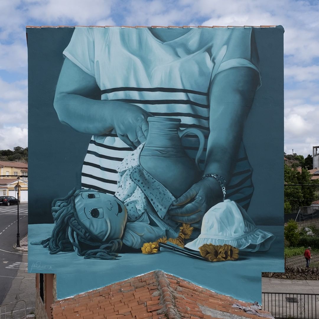 #Streetart by #MonDevane @ #Valdeobispo, Spain, for #MuroCritico, #DiputacióndeCáceres
More pics at: barbarapicci.com/2024/04/30/str…
#streetartValdeobispo #streetartSpain #Spainstreetart #arteurbana #urbanart #murals #muralism #contemporaryart #artecontemporanea @mondevane
