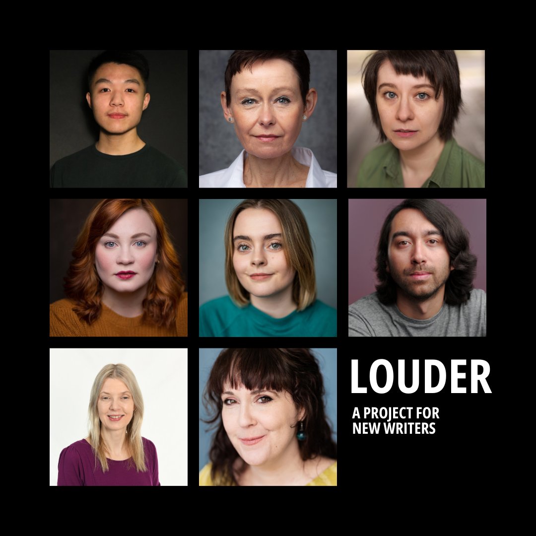 Meet the cast for Louder 🤩 The cast and creative team are in rehearsals this week and will be joining us on Friday. Come and support a night of new writing from emerging theatre-makers. ✍️