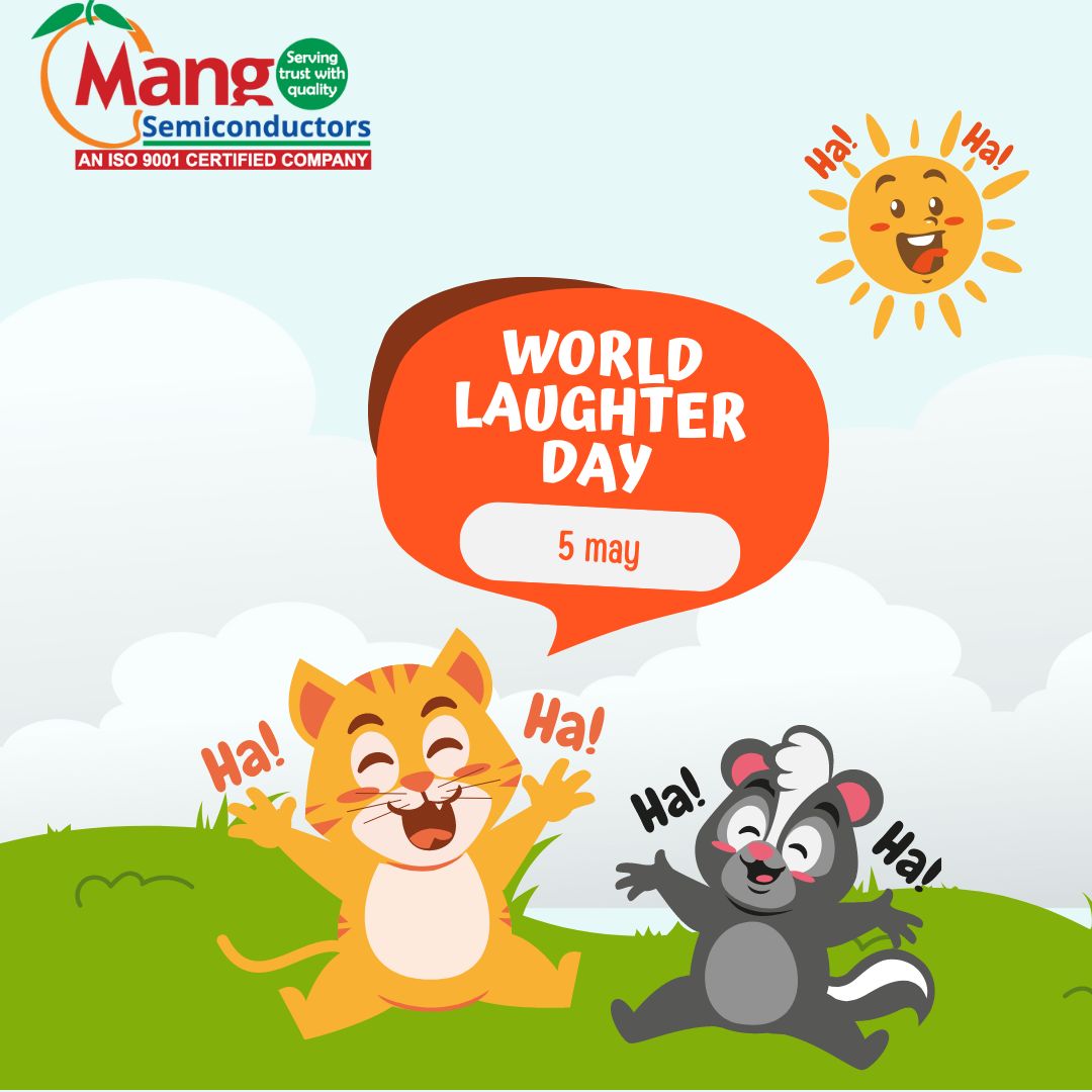 'All you need is a carefree laugh if you want to stay healthy and happy. I’m sending you my best wishes on this World Laughter Day.” #laughter #laugh #happiness #mangosemi #mangofy