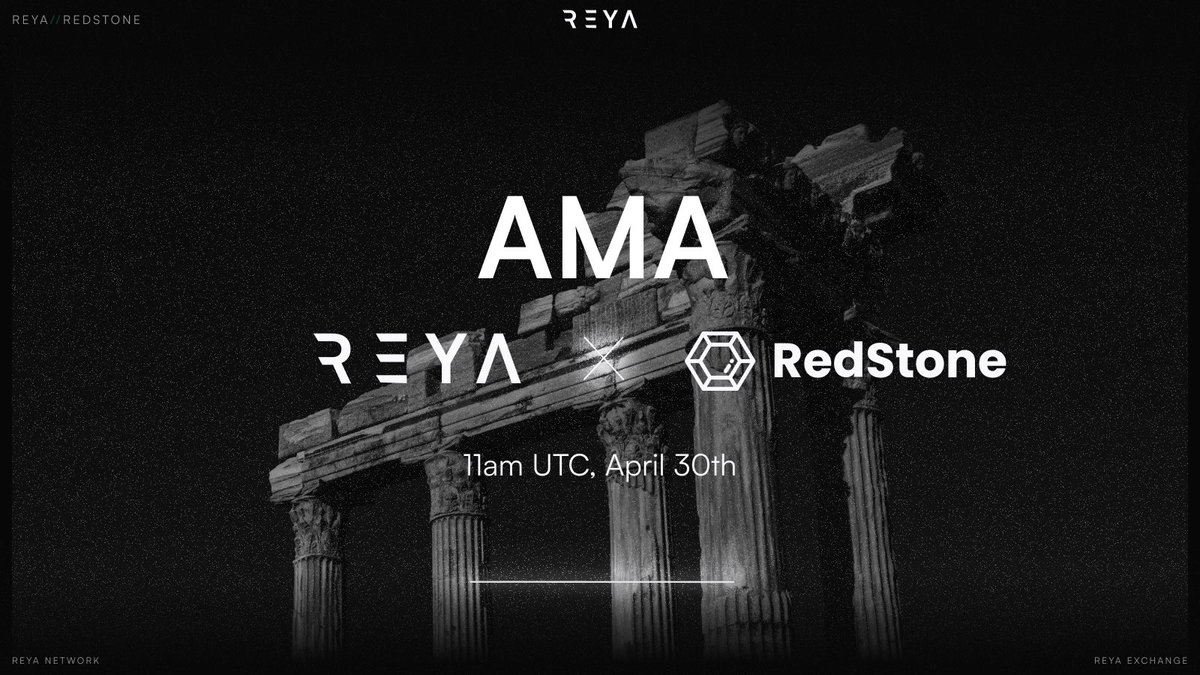 Reya <> RedStone <> Gelato powerhouse with $200M+ liquidity already, join the Twitter spaces now 👇