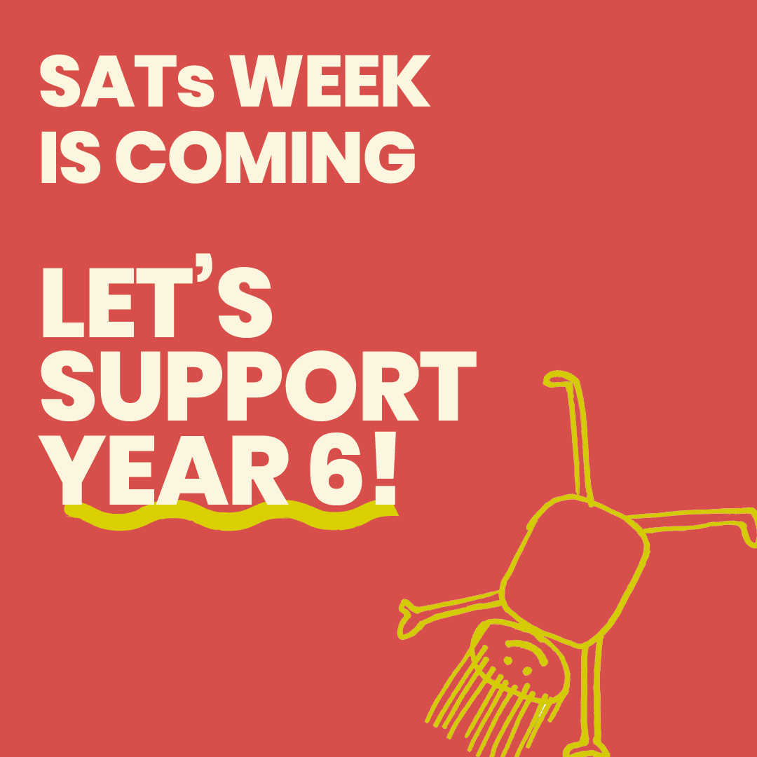 SATs week is coming! It’s time to support our year 6s. Share your supportive message ahead of SATs week and tag us @MoreThanScore