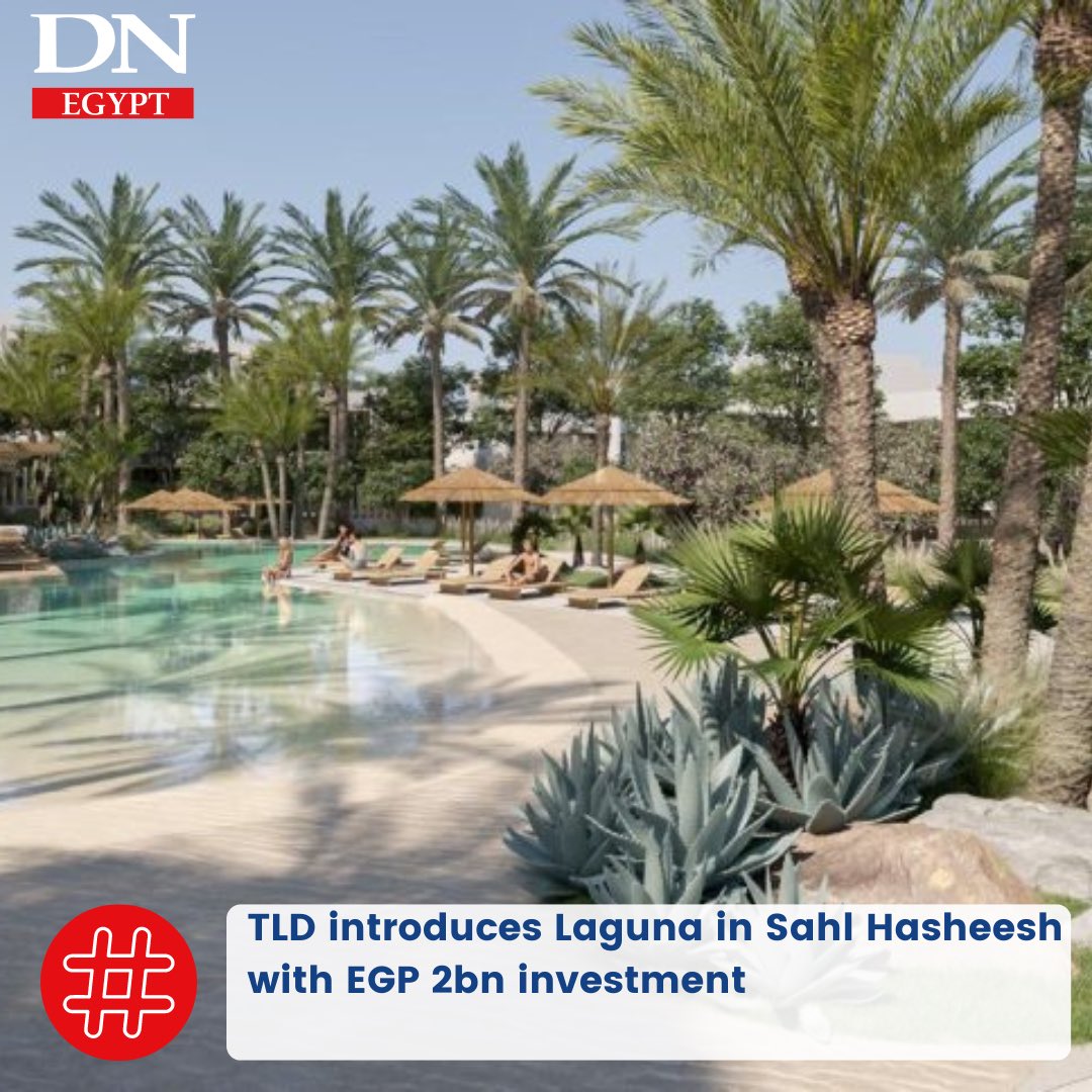 TLD introduces Laguna in Sahl Hasheesh with EGP 2bn investment Read more: rb.gy/cm013v