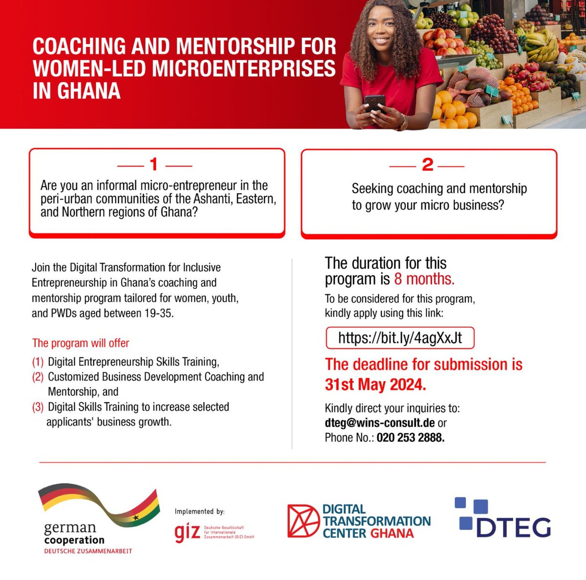 Coaching And Mentorship For Women-Led Micro-Enterprises In Ghana 

 accessagric.com/coaching-and-m…

#coaching #mentorship #women #microenterprise #ghana
